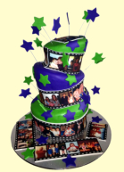 Layered Movie Cake - Looks Fantastic 