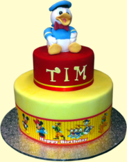 Disney side design - very colourful.